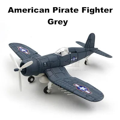 Airplane Military Model with Assemble Blocks 