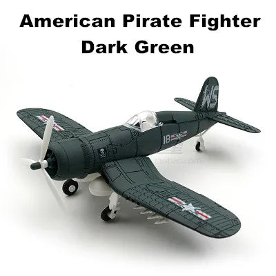 Airplane Military Model with Assemble Blocks 