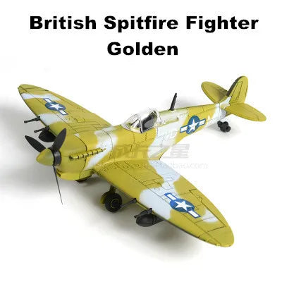 Airplane Military Model with Assemble Blocks 