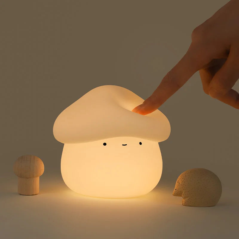 Rechargeable Night Lamp Mushroom Soft  