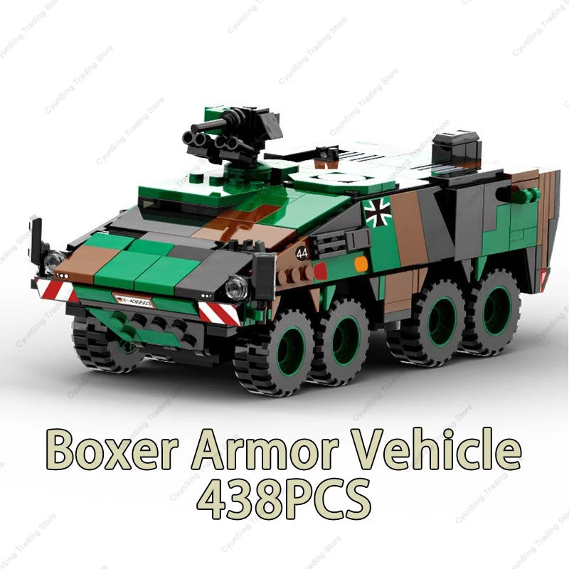 Infantry Fighting Car Model Building Blocks Sets Doll Brick Kid Toy