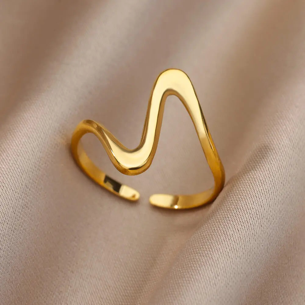 Gold Stainless Steel Rings