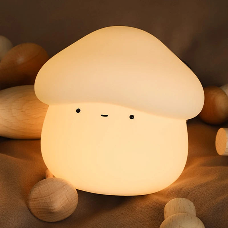 Rechargeable Night Lamp Mushroom Soft  