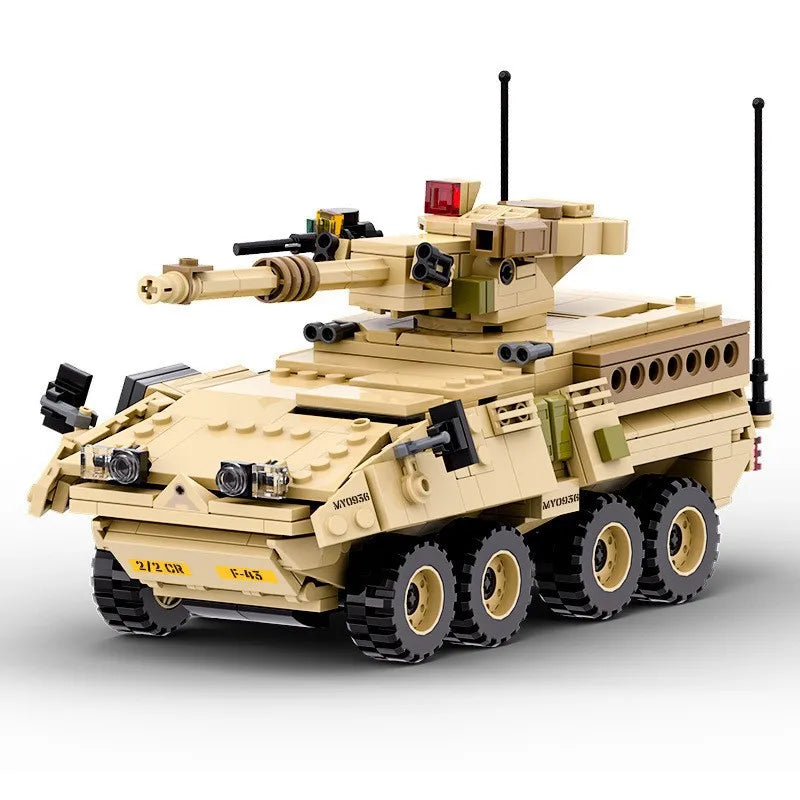 Infantry Fighting Car Model Building Blocks Sets Doll Brick Kid Toy