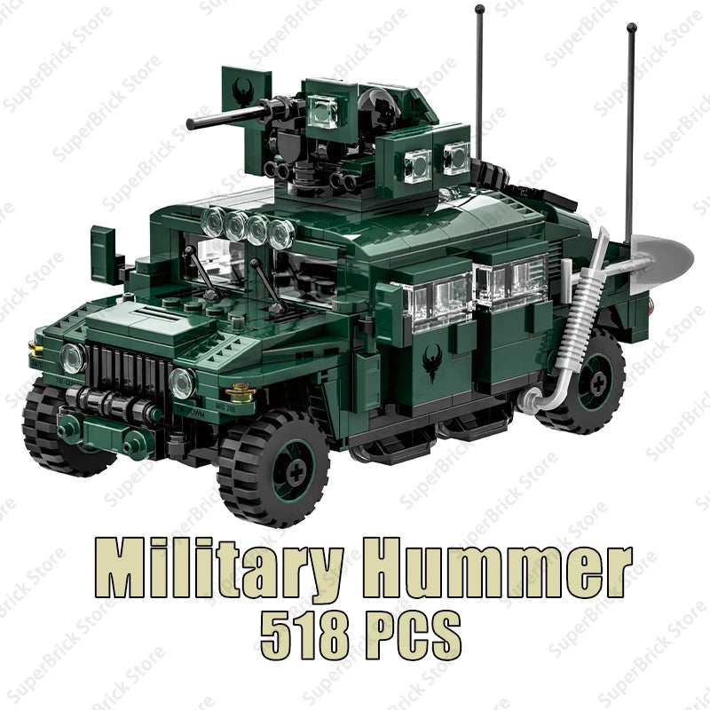 Infantry Fighting Car Model Building Blocks Sets Doll Brick Kid Toy