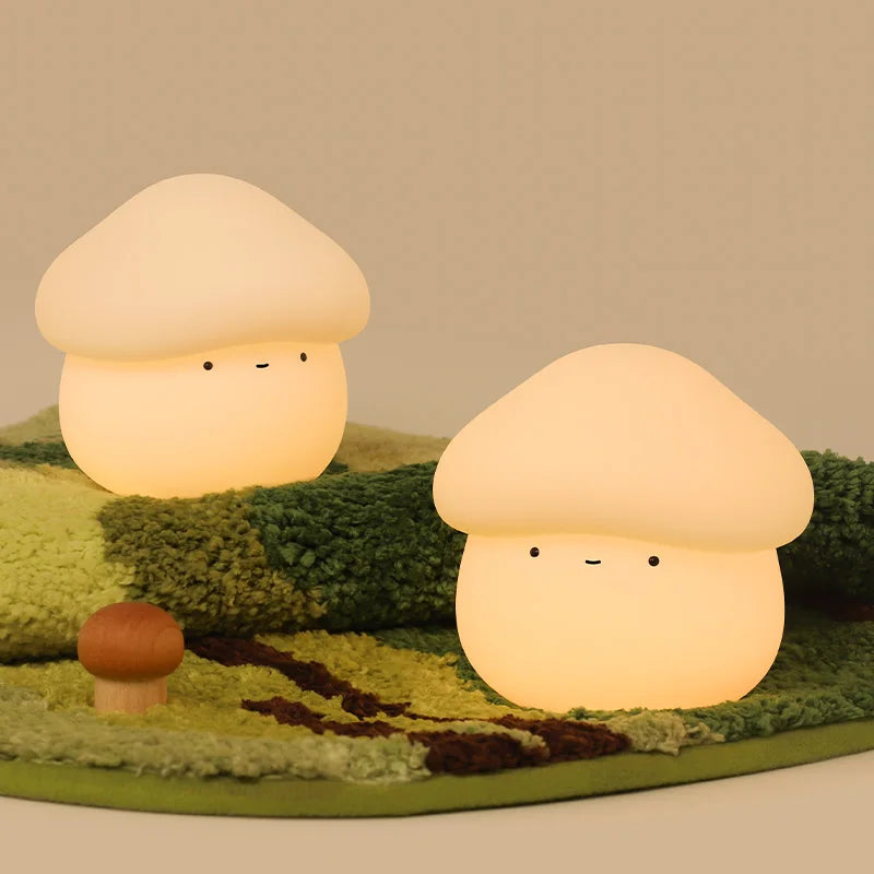 Rechargeable Night Lamp Mushroom Soft  