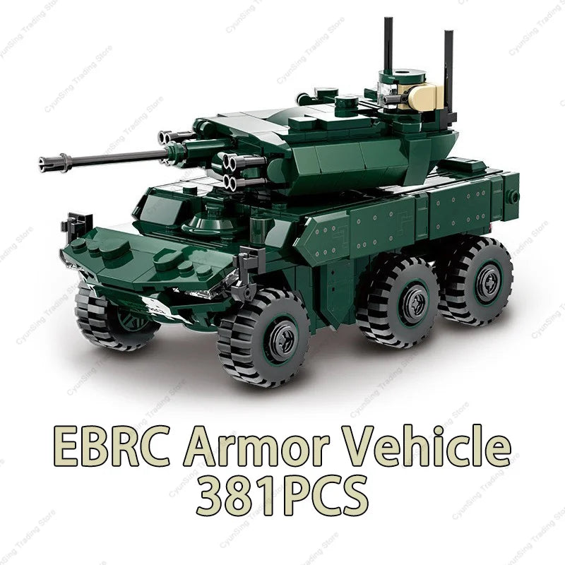 Infantry Fighting Car Model Building Blocks Sets Doll Brick Kid Toy