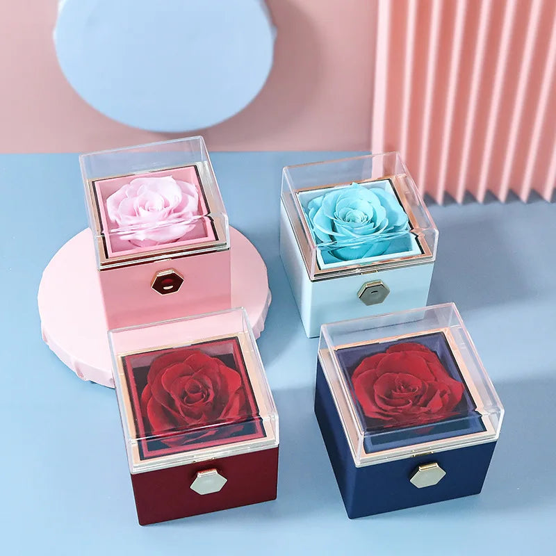 boxes with rose 