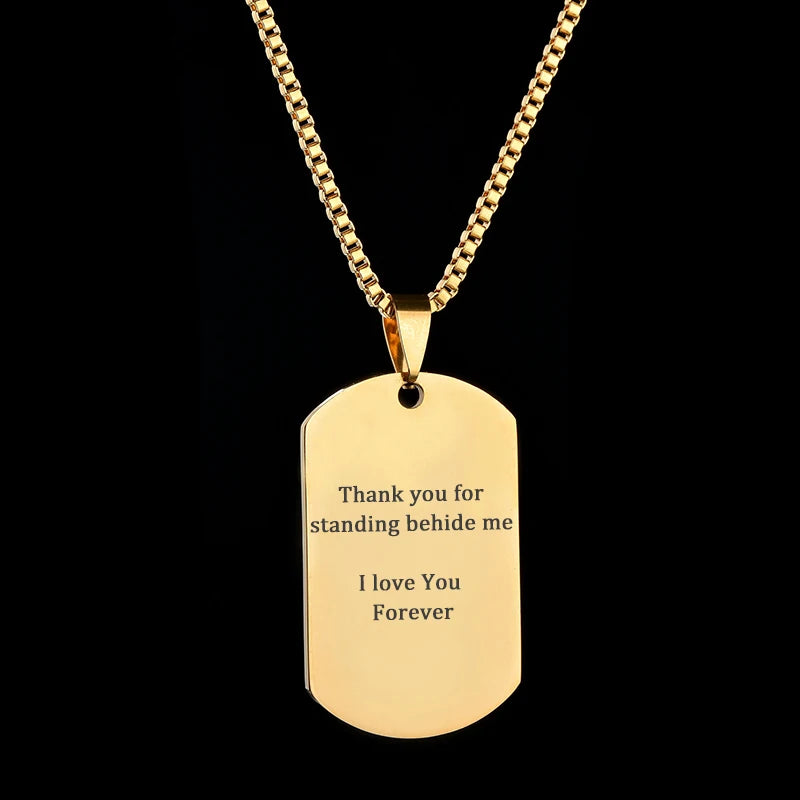 Personalized Necklace with Lovely words 